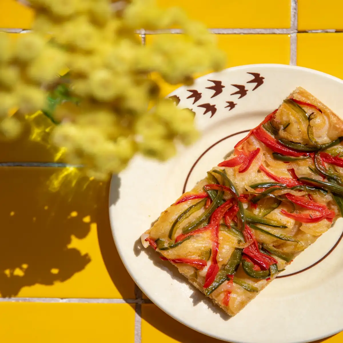 Part Focaccia Poivrons