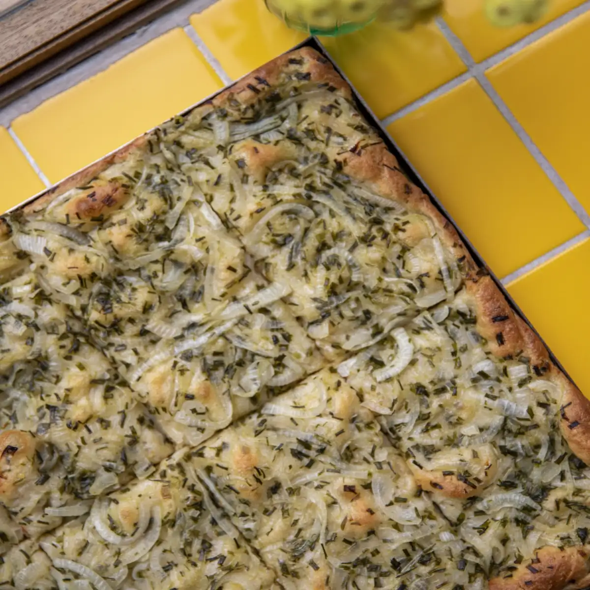 Plaque Focaccia Cipolle